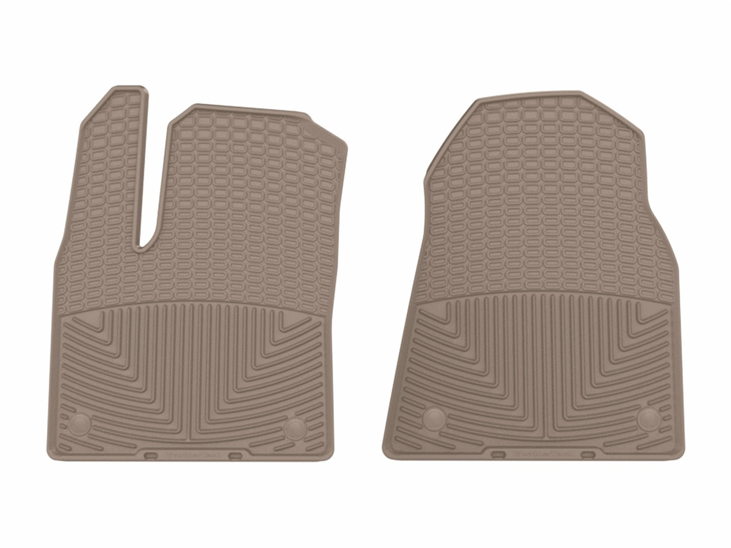 Weathertech W713TN All Weather Floor Mats; Tan; Front; Weathertech W713TN
