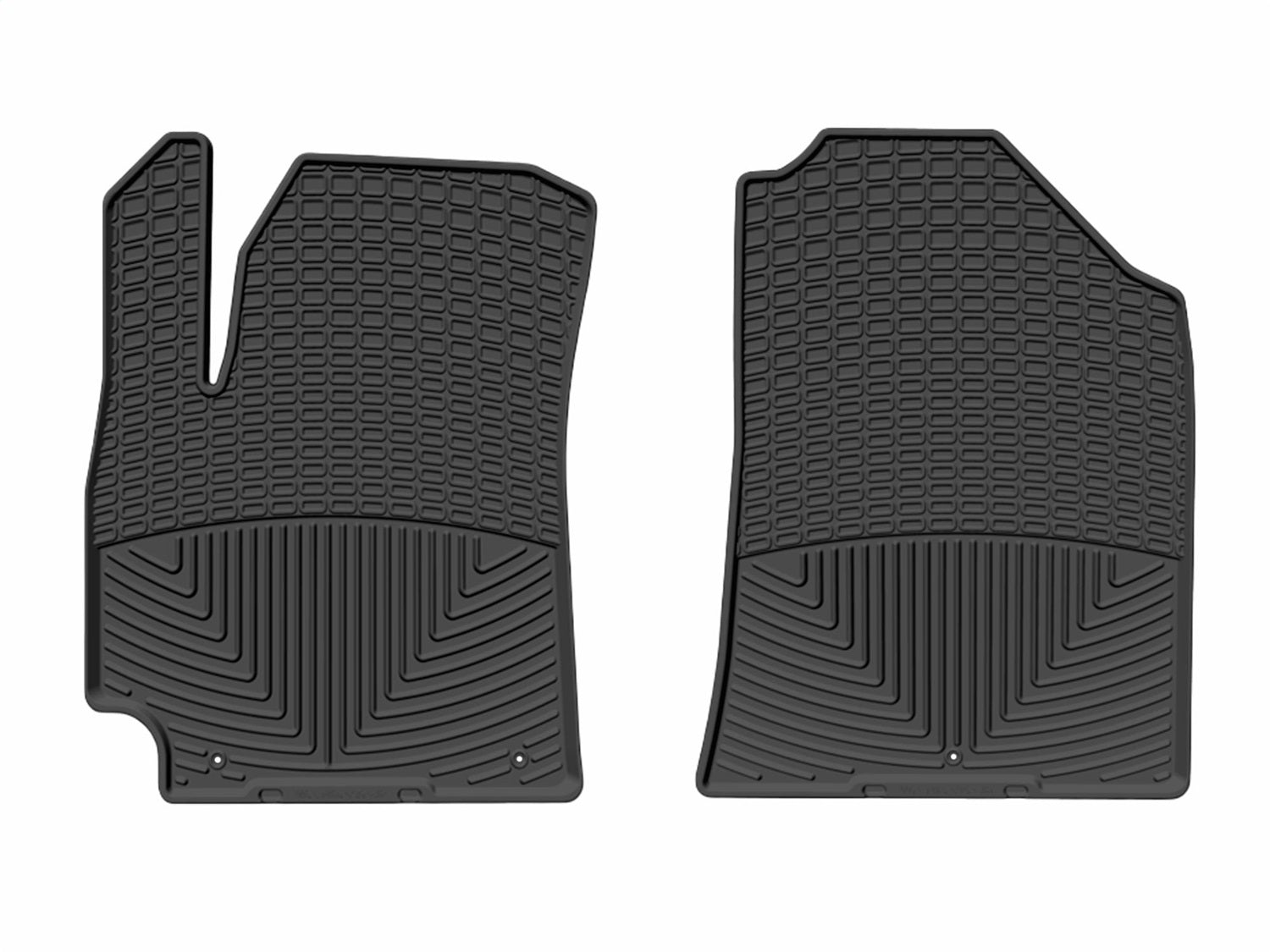 Weathertech W721 All Weather Floor Mats; Black; Front; Weathertech W721