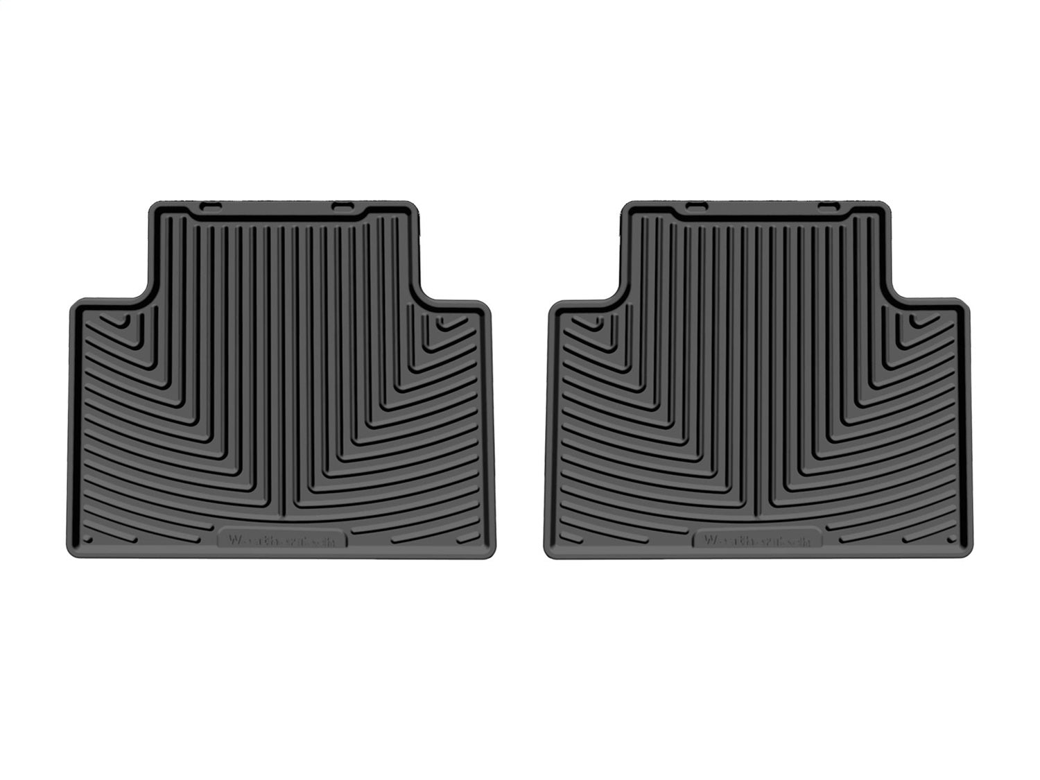 Weathertech W722 All Weather Floor Mats; Black; Rear; Weathertech W722