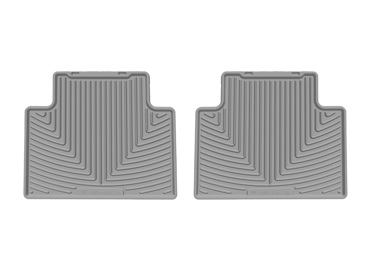 Weathertech W722GR All Weather Floor Mats; Gray; Rear; Weathertech W722GR