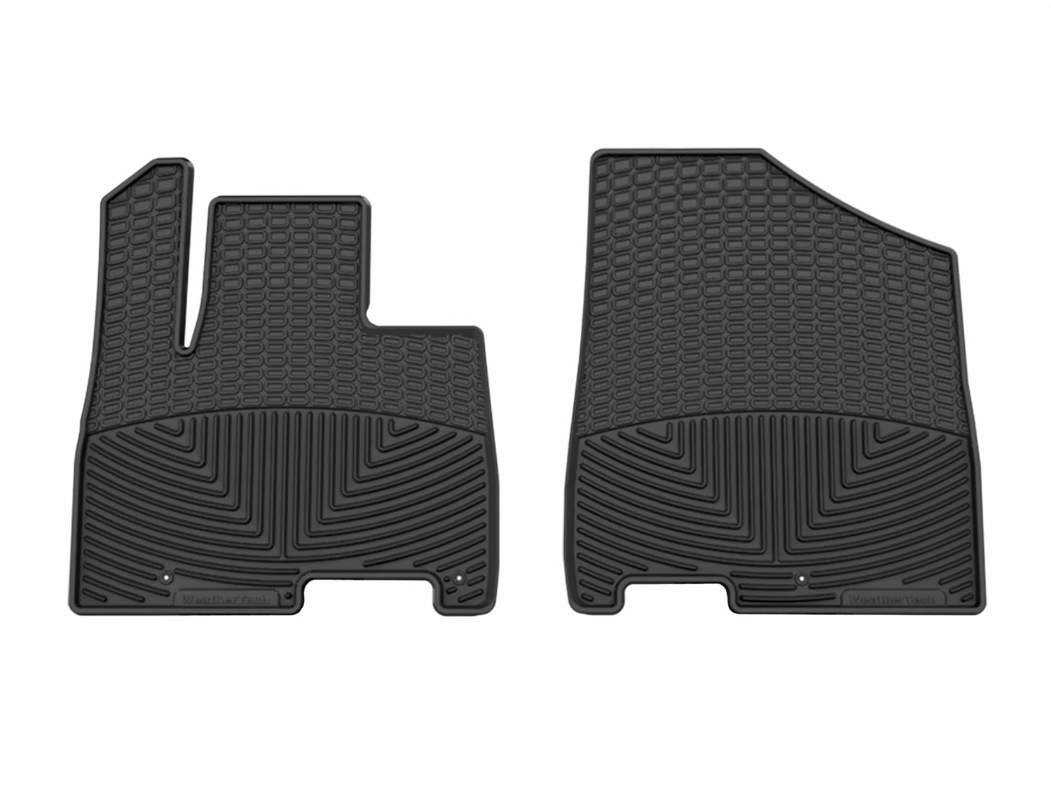 Weathertech W725 All Weather Floor Mats; Black; Front; Weathertech W725