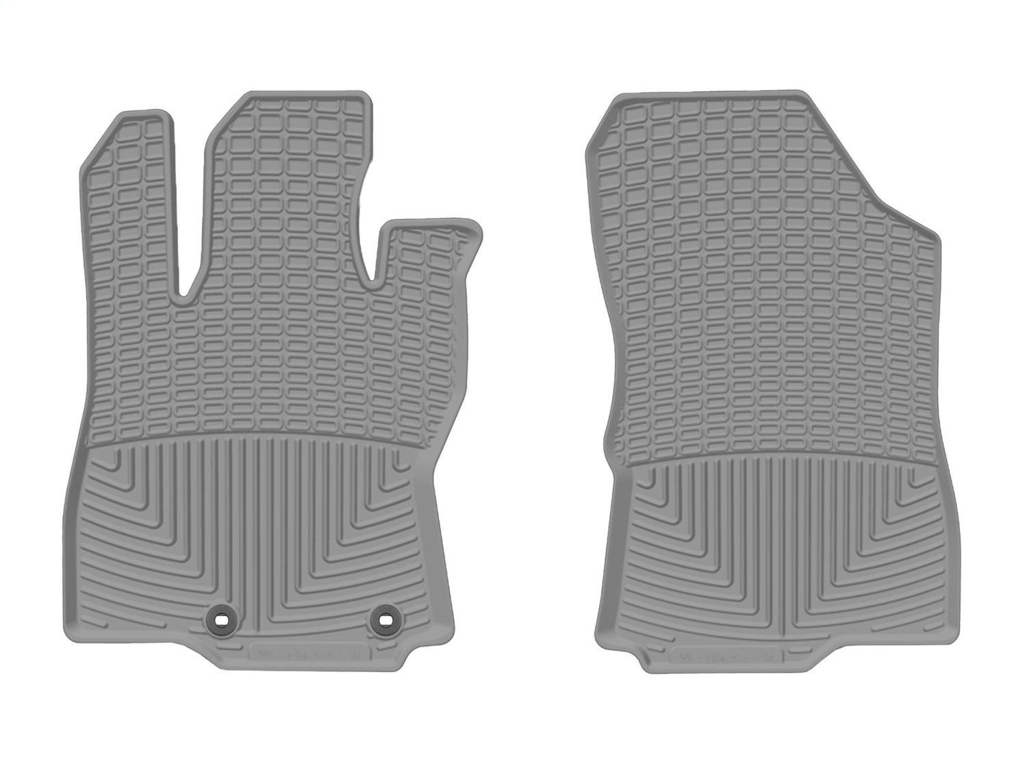 Weathertech W728GR All Weather Floor Mats; Gray; Front; Weathertech W728GR
