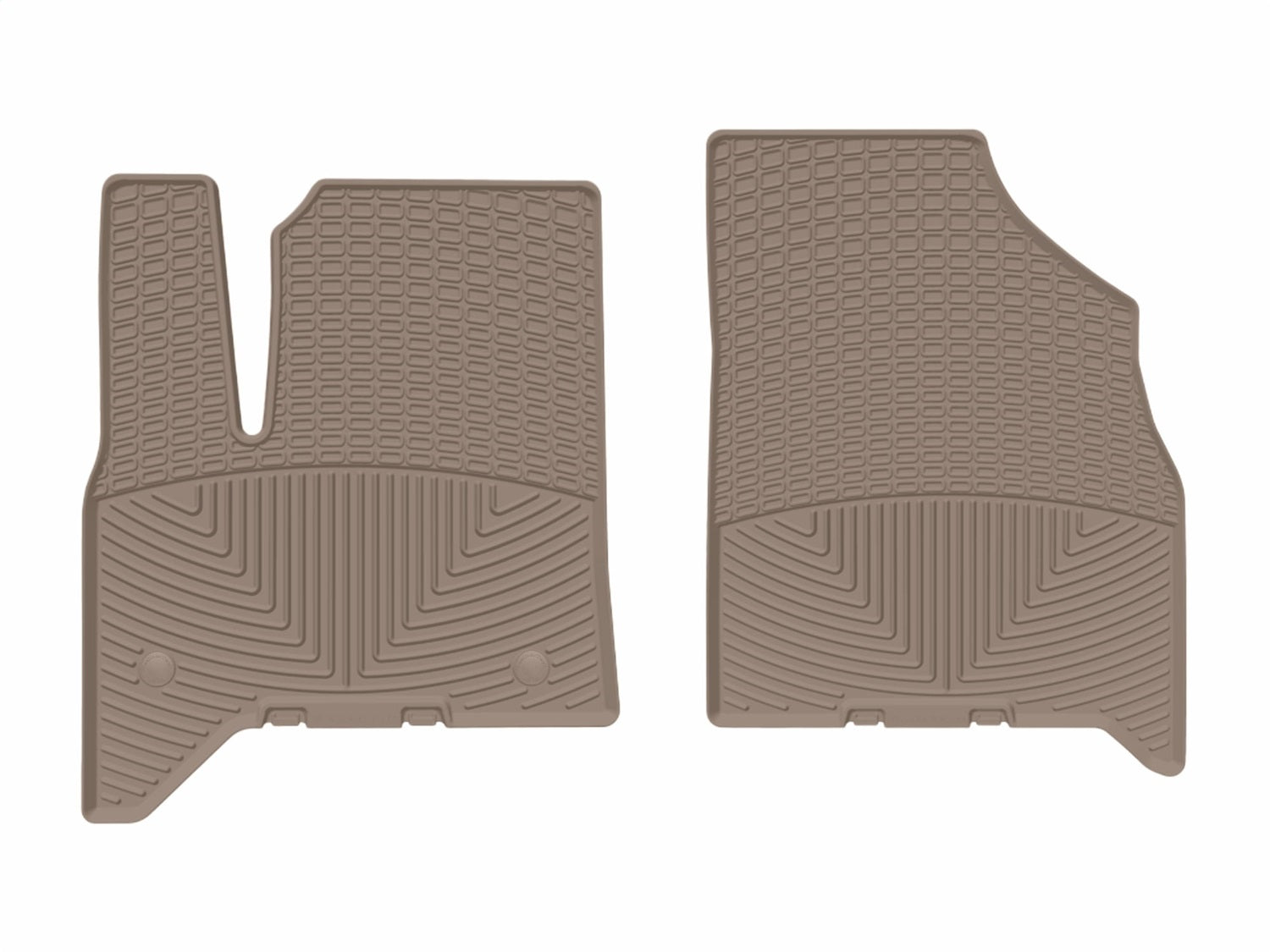 Weathertech W735TN All Weather Floor Mats; Tan; Front; Weathertech W735TN