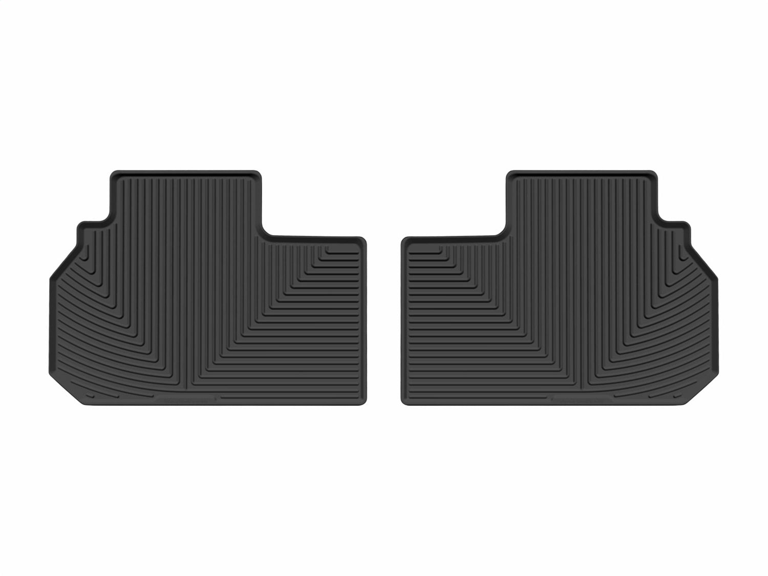 Weathertech W736 All Weather Floor Mats; Black; Rear; Weathertech W736