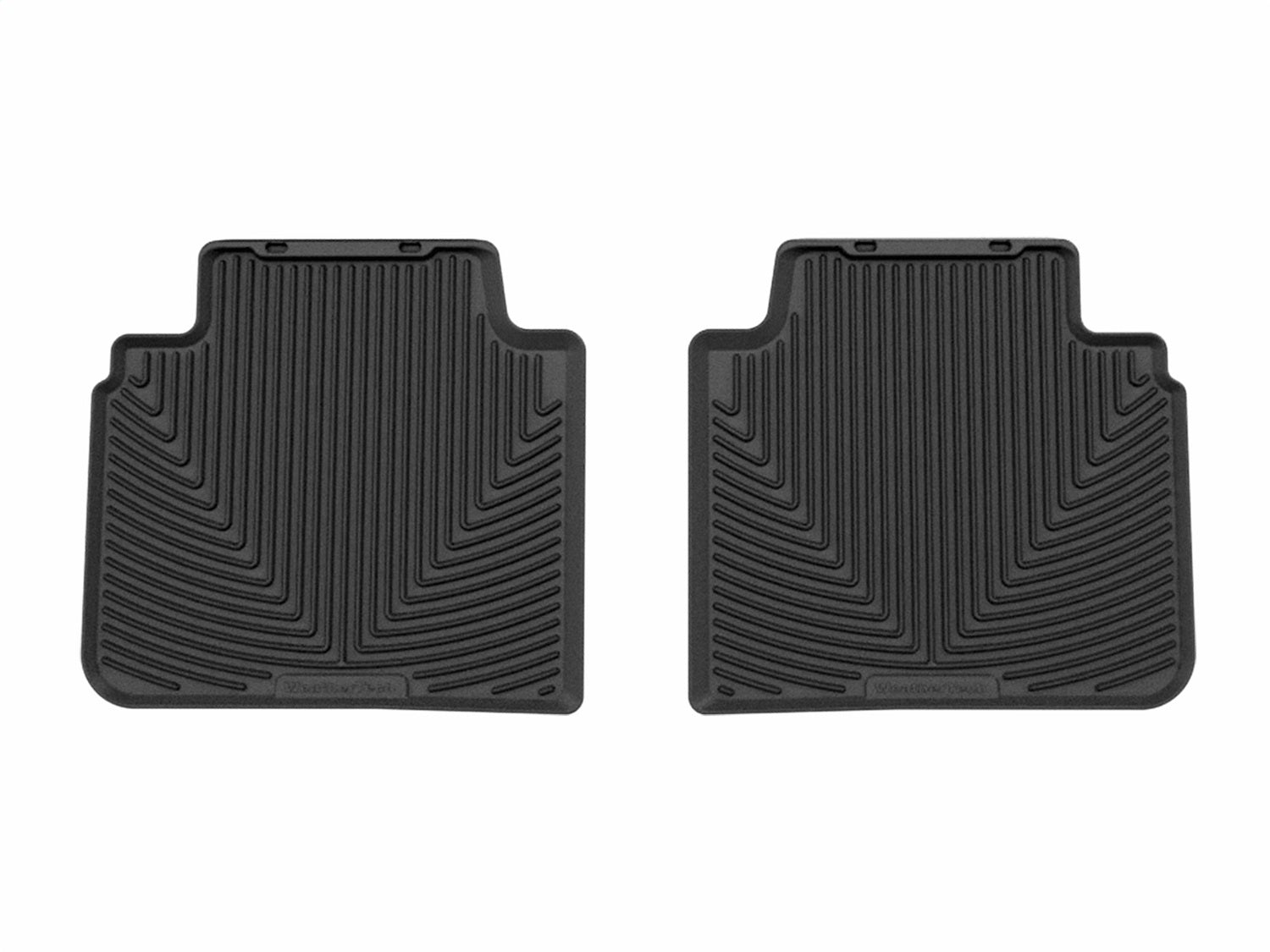 Weathertech W748 All Weather Floor Mats; Black; Rear; Weathertech W748