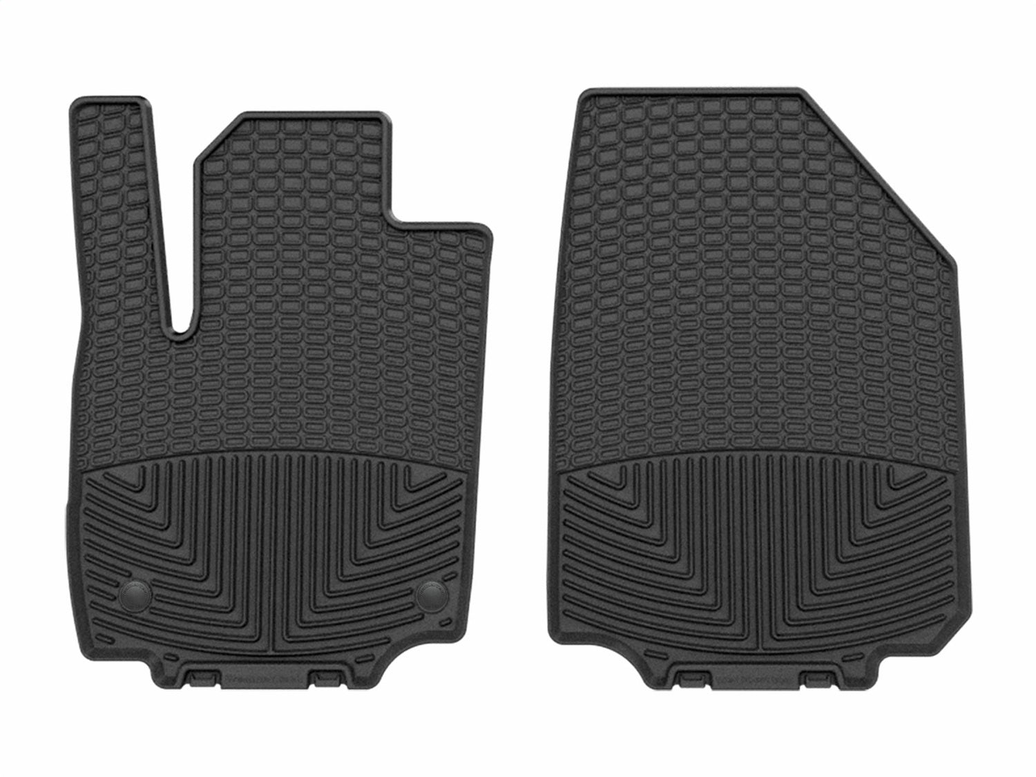 Weathertech W754 All Weather Floor Mats; Black; Front; Weathertech W754