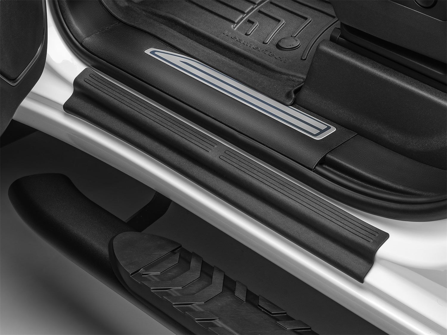 Weathertech ST012K2 Sill Protector; 4 Door Set; Black; Weathertech ST012K2