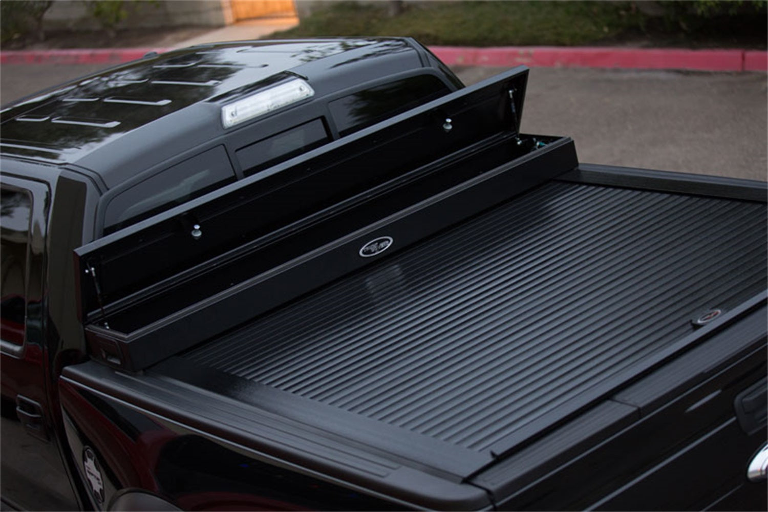Truck Covers USA CRJR103 Junior Size Toolbox and Hard Retractable Roll-up Tonneau Cover Combination Truck Covers USA CRJR103