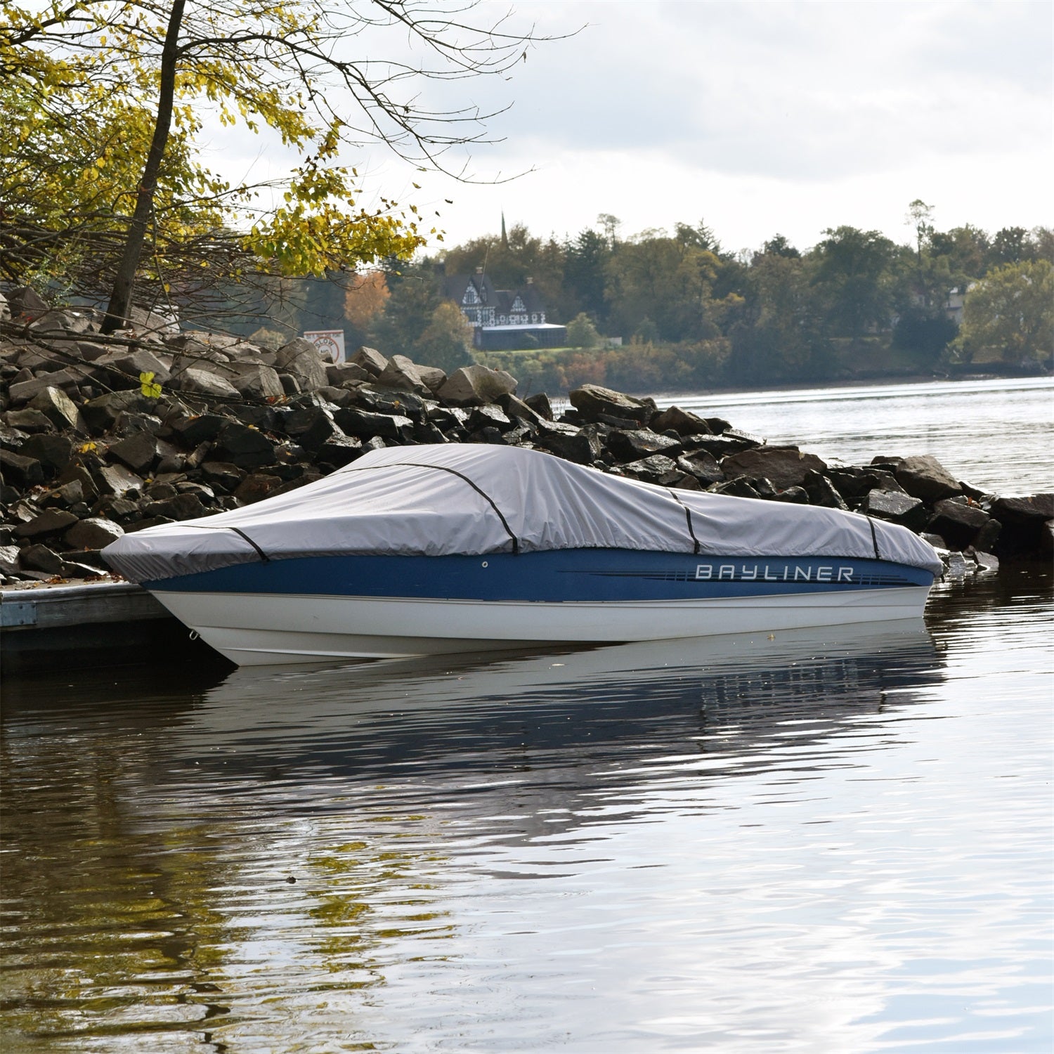 Budge BM-601-X5 Budge 600 Denier V-Hull Mooring Boat Cover Budge BM-601-X5